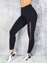 Mesh Pocket Fitness Leggings - Leggings - INS | Online Fashion Free Shipping Clothing, Dresses, Tops, Shoes - 02/26/2021 - Autumn - Black