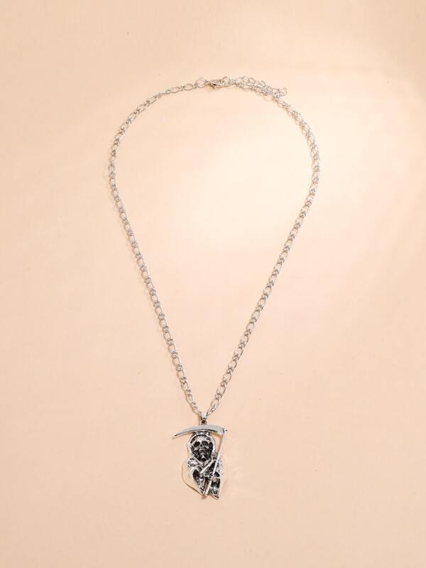 Metal Skull Pendant Necklace - INS | Online Fashion Free Shipping Clothing, Dresses, Tops, Shoes