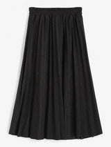 Mock Button High Waisted Pleated Skirt - INS | Online Fashion Free Shipping Clothing, Dresses, Tops, Shoes