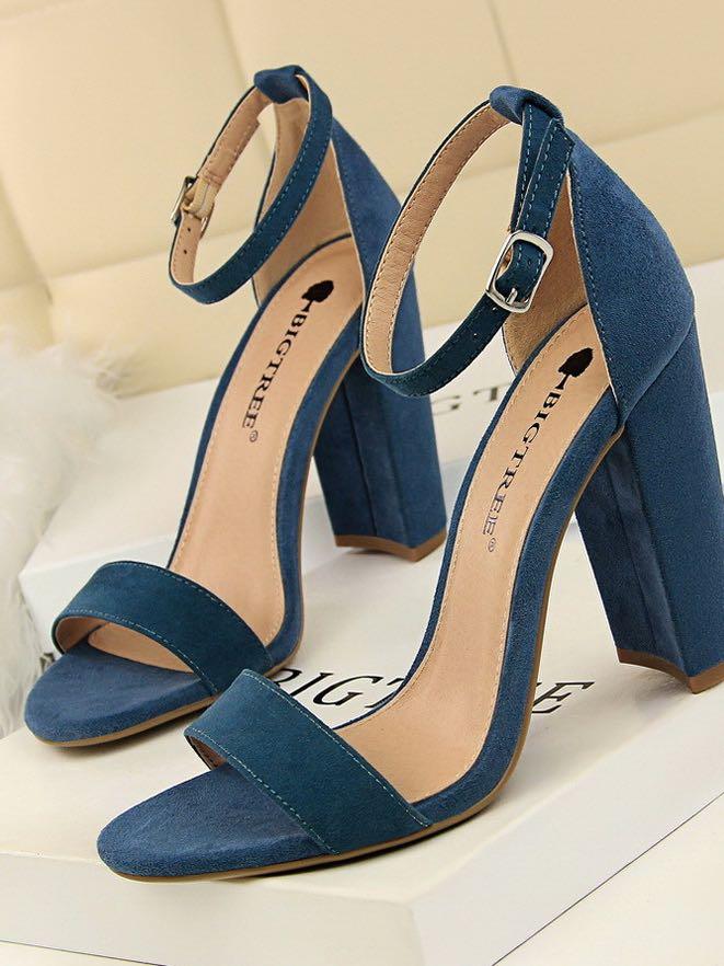 Odila Scalloped Dress Sandal - Shoes - INS | Online Fashion Free Shipping Clothing, Dresses, Tops, Shoes - 03/01/2021 - Black - Blue