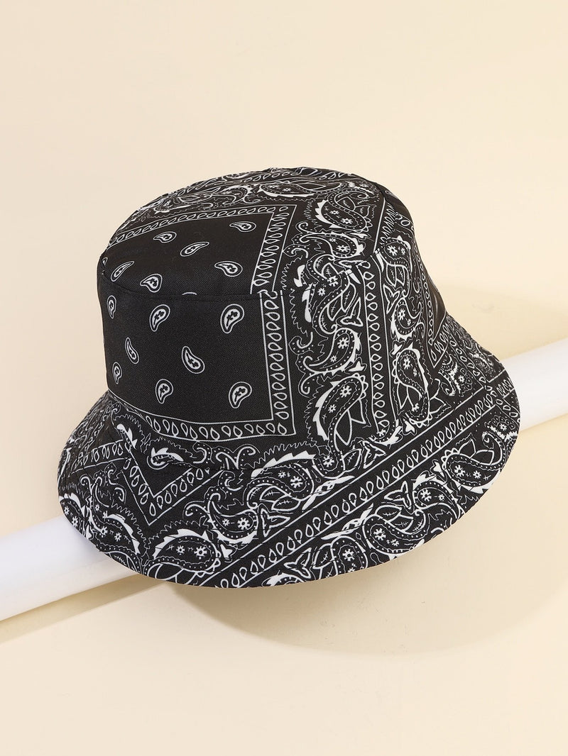 Paisley Print Bucket Hat - INS | Online Fashion Free Shipping Clothing, Dresses, Tops, Shoes
