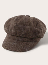 Plaid Baker Boy Hat - INS | Online Fashion Free Shipping Clothing, Dresses, Tops, Shoes