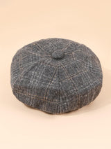 Plaid Baker Boy Hat - INS | Online Fashion Free Shipping Clothing, Dresses, Tops, Shoes