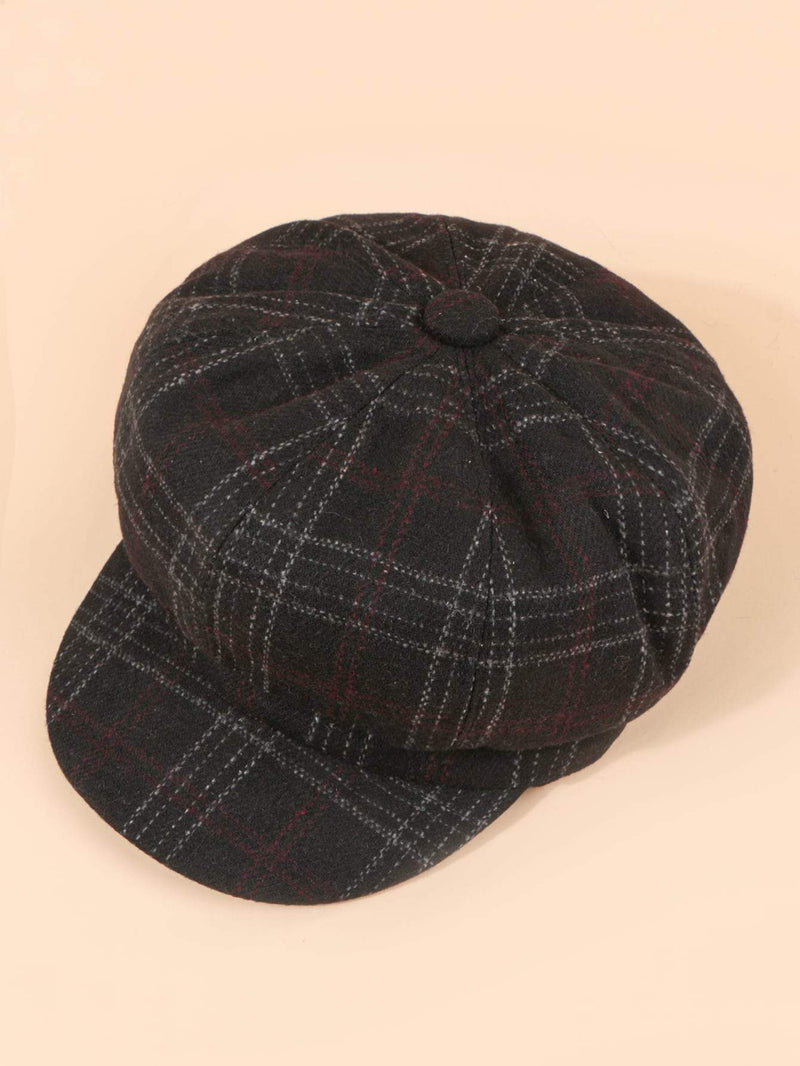 Plaid Baker Boy Hat - INS | Online Fashion Free Shipping Clothing, Dresses, Tops, Shoes