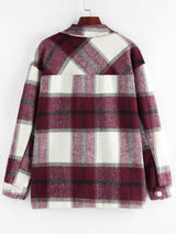 Plaid Pockets Coat - INS | Online Fashion Free Shipping Clothing, Dresses, Tops, Shoes