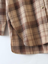 Plaid Vented High-Low Longline Shirt - INS | Online Fashion Free Shipping Clothing, Dresses, Tops, Shoes