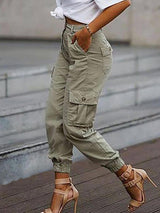 Plain Pockets Design Cargo Pants - Pants - INS | Online Fashion Free Shipping Clothing, Dresses, Tops, Shoes - 04/05/2021 - Category_Cargo Pants - Category_Pants