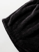 Plus Drawstring Waist Flannel Sleep Shorts - INS | Online Fashion Free Shipping Clothing, Dresses, Tops, Shoes