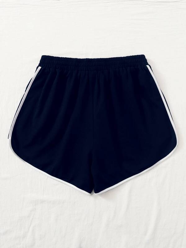 Plus Side Striped Track Shorts - INS | Online Fashion Free Shipping Clothing, Dresses, Tops, Shoes