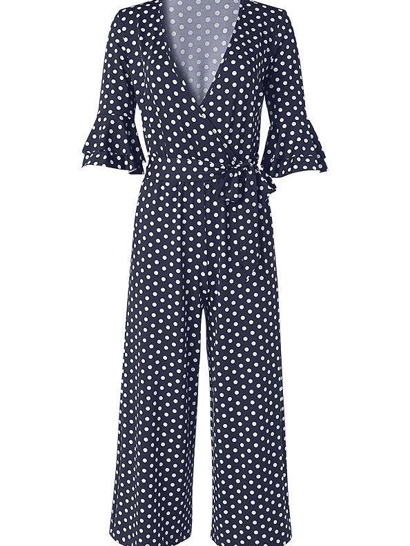 Polka Dot Jumpsuit - Jumpsuits & Rompers - INS | Online Fashion Free Shipping Clothing, Dresses, Tops, Shoes - 02/27/2021 - Bottoms - Casual