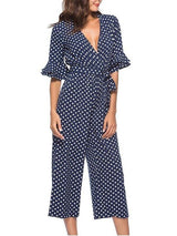 Polka Dot Jumpsuit - Jumpsuits & Rompers - INS | Online Fashion Free Shipping Clothing, Dresses, Tops, Shoes - 02/27/2021 - Bottoms - Casual