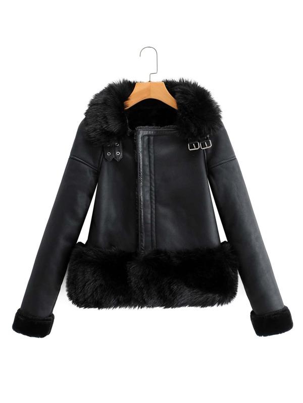 PU Moto Jacket - INS | Online Fashion Free Shipping Clothing, Dresses, Tops, Shoes