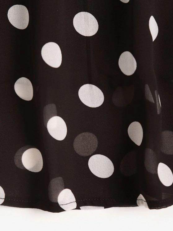 Puff Sleeve Polka Dot Smocked Milkmaid Dress - INS | Online Fashion Free Shipping Clothing, Dresses, Tops, Shoes