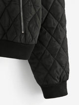 Quilted Zip Up Baseball Jacket - INS | Online Fashion Free Shipping Clothing, Dresses, Tops, Shoes