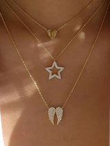 Rhinestone Star Layered Necklace - INS | Online Fashion Free Shipping Clothing, Dresses, Tops, Shoes