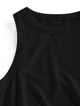 Ribbed Fitted Crop Tank Top - INS | Online Fashion Free Shipping Clothing, Dresses, Tops, Shoes