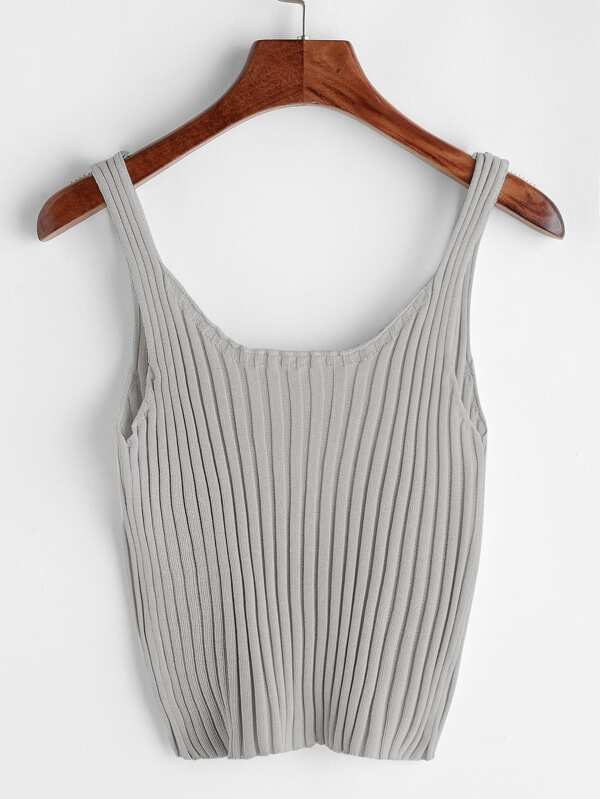 Ribbed Tank Top - INS | Online Fashion Free Shipping Clothing, Dresses, Tops, Shoes