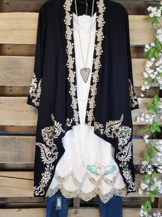RISE OF ROMANCE CARDIGAN - BLACK - INS | Online Fashion Free Shipping Clothing, Dresses, Tops, Shoes
