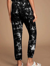 Round Neck Tie Dye Pants Suit - INS | Online Fashion Free Shipping Clothing, Dresses, Tops, Shoes