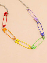 Safety Pin Design Necklace - INS | Online Fashion Free Shipping Clothing, Dresses, Tops, Shoes