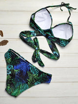 Sexy Printed Sling Two Piece Bikini - Bikini - INS | Online Fashion Free Shipping Clothing, Dresses, Tops, Shoes - 06/04/2021 - Beach - Bikini