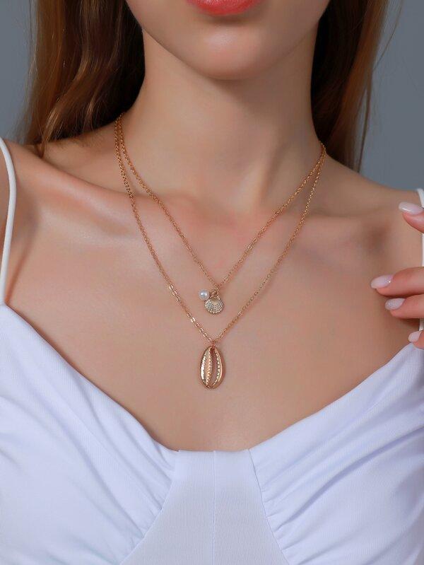 Shell Pendant Necklace - INS | Online Fashion Free Shipping Clothing, Dresses, Tops, Shoes