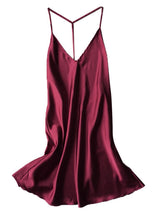 Side Slit Satin A Line Cami Dress - Dresses - INS | Online Fashion Free Shipping Clothing, Dresses, Tops, Shoes - 03/02/2021 - Color_Green - Color_Purple