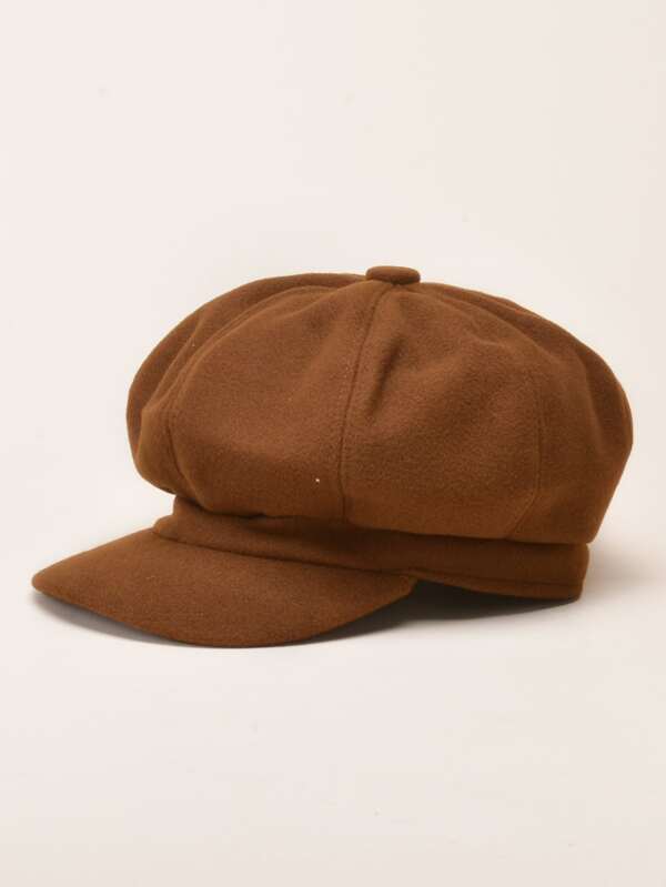 Simple Bakerboy Hat - INS | Online Fashion Free Shipping Clothing, Dresses, Tops, Shoes