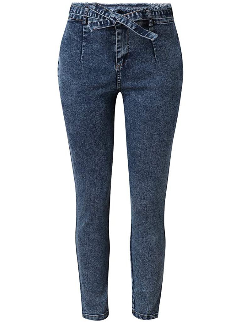 Skinny Jeans Denim Casual Pies Slim Fit Jeans - Jeans - INS | Online Fashion Free Shipping Clothing, Dresses, Tops, Shoes - 15/03/2021 - 2XL - 3XL