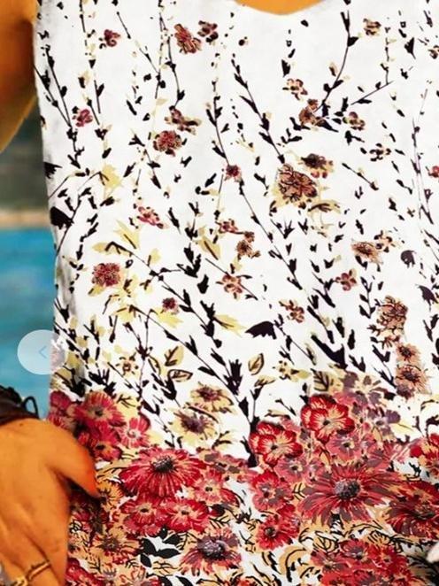 Sleeveless Sling V Print Vest - Tank Tops - INS | Online Fashion Free Shipping Clothing, Dresses, Tops, Shoes - 10/06/2021 - Color_White - Size_2XL