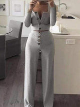 Slim Cardigan Button Casual Suit - INS | Online Fashion Free Shipping Clothing, Dresses, Tops, Shoes