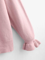 Slouchy Ruffled Cuffs Cardigan - INS | Online Fashion Free Shipping Clothing, Dresses, Tops, Shoes