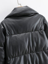 Snap Button Front Puffer Coat - INS | Online Fashion Free Shipping Clothing, Dresses, Tops, Shoes