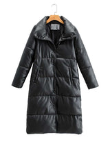 Snap Button Front Puffer Coat - INS | Online Fashion Free Shipping Clothing, Dresses, Tops, Shoes