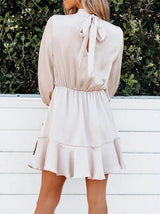 Solid Color Back Straps Mini Dress - Mini Dresses - INS | Online Fashion Free Shipping Clothing, Dresses, Tops, Shoes - 09/06/2021 - Color_Black - Color_Pink