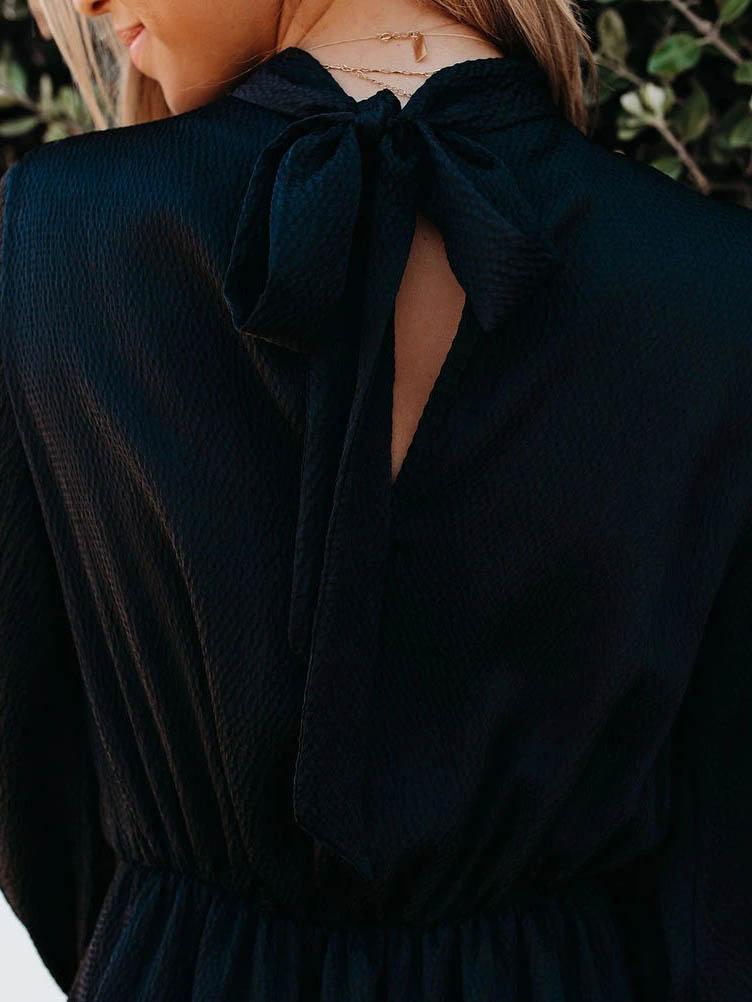 Solid Color Back Straps Mini Dress - Mini Dresses - INS | Online Fashion Free Shipping Clothing, Dresses, Tops, Shoes - 09/06/2021 - Color_Black - Color_Pink