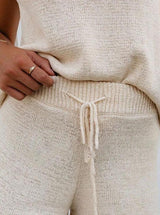 Solid Color Beachy Cutout Pants Suit - INS | Online Fashion Free Shipping Clothing, Dresses, Tops, Shoes