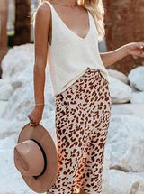 Solid Color Beachy Cutout Pants Suit - INS | Online Fashion Free Shipping Clothing, Dresses, Tops, Shoes