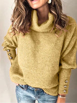 Solid Color Knit Sweater - INS | Online Fashion Free Shipping Clothing, Dresses, Tops, Shoes