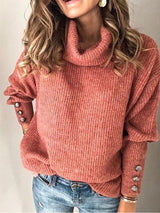Solid Color Knit Sweater - INS | Online Fashion Free Shipping Clothing, Dresses, Tops, Shoes