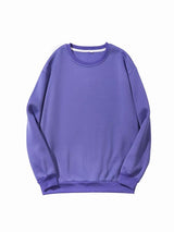 Solid Drop Shoulder Sweatshirt - INS | Online Fashion Free Shipping Clothing, Dresses, Tops, Shoes