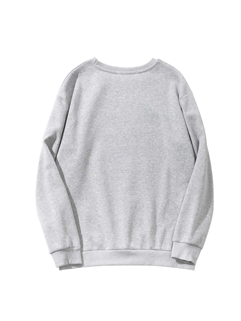 Solid Drop Shoulder Sweatshirt - INS | Online Fashion Free Shipping Clothing, Dresses, Tops, Shoes