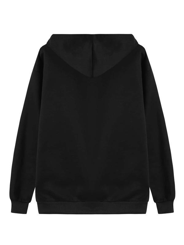 Solid Thermal Lined Drawstring Hoodie - INS | Online Fashion Free Shipping Clothing, Dresses, Tops, Shoes