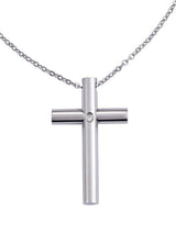 Solitaire Diamond Cross Pendant - Necklaces - INS | Online Fashion Free Shipping Clothing, Dresses, Tops, Shoes - 03/01/2021 - Accs & Jewelry - Black