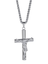 Stainless Steel Plated with Jesus Christ Crucifix Cross Pendant - Necklaces - INS | Online Fashion Free Shipping Clothing, Dresses, Tops, Shoes - 03/01/2021 - Accs & Jewelry - Charms & Pendants