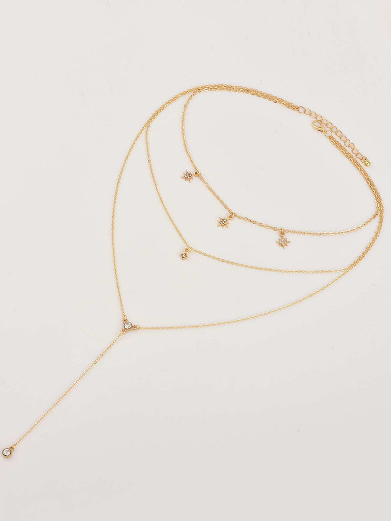 Star Detail Lariats Layered Necklace - INS | Online Fashion Free Shipping Clothing, Dresses, Tops, Shoes