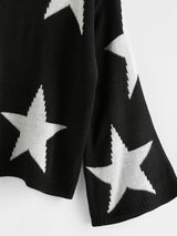 Star Flare Sleeve Jumper Sweater - INS | Online Fashion Free Shipping Clothing, Dresses, Tops, Shoes