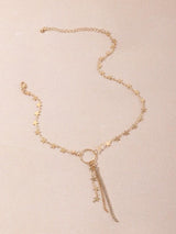 Star Tassel Charm Necklace - INS | Online Fashion Free Shipping Clothing, Dresses, Tops, Shoes