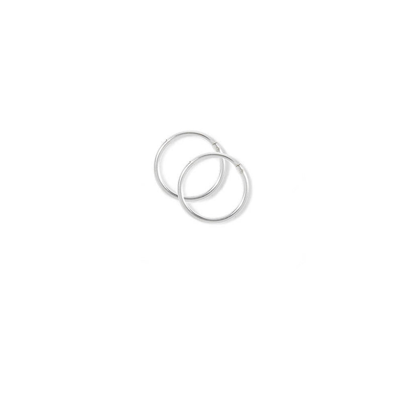 Sterling Silver 13MM Hoop Earrings - Earrings - INS | Online Fashion Free Shipping Clothing, Dresses, Tops, Shoes - 01/03/2021 - Sliver -