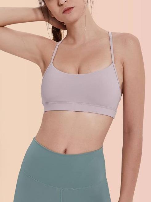 Strappy Back Sports Bra - Activewear - INS | Online Fashion Free Shipping Clothing, Dresses, Tops, Shoes - 02/04/2021 - 2XL - Activewear